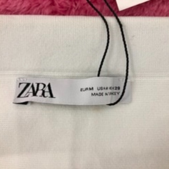 ZARA Elegant Off the Shoulder Cropped Top, M, NWT - Picture 2 of 4